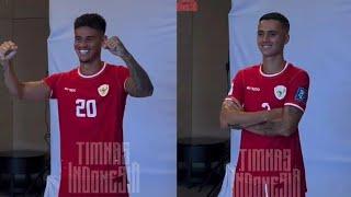 Mees Hilgers Dan Eliano Lakukan Sesi Pemotretan Jersey Timnas Indonesia