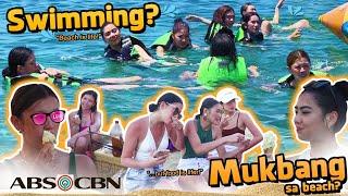 #BINI  Swimming or Mukbang by the Beach?  BINI Roadtrip Adventure in Batangas Episode 3