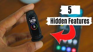 Top 5 Unknown Features of the Mi Band 4  Hidden Features