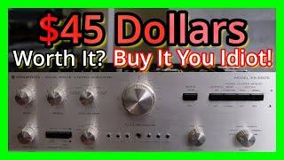 $45 - Buy This Amplifier Cheaper And Better Sounding Stereo. Spend Less On Vintage HiFi Audio Gear