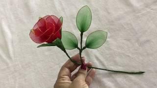 How to make Rose StockingNylon flower