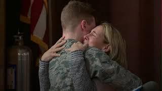 Airman surprises teacher mom during Long Island school assembly