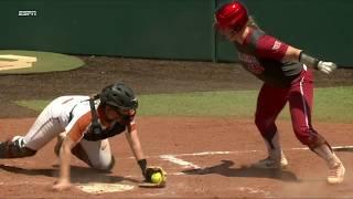 Craziest Softball Play at the Plate Ever