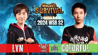Lyn vs Colorful Warcraft Survival Battle 2024 - Season 2 - PLAYOFFS ️ WarCraft 3 Reforged Cast