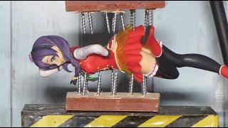 【ACTION FIGURE】NOZOMI TOJO BETWEEN NAIL BEDS HYDRAULIC PRESS EXPERIMENT