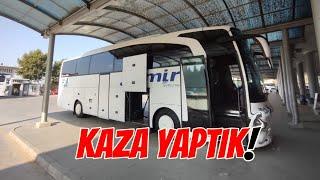 #129  Kaza Yaptık  İzmir Turizm  Ödemiş  - İzmir  Otobüs Yolculuğu    Bus Travel Türkiye