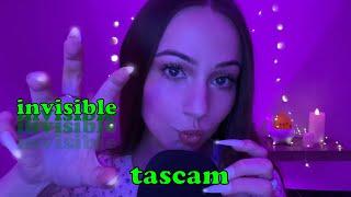 ASMR Invisible Scratching  intense  tascam foam bliss 
