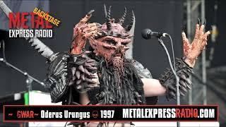 Flashback Interview 1997 GWARs lead singer Oderus Urungus abut the new album Carnival of Chaos