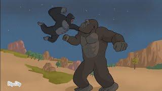 Kingkong 2005 vs Kong 2017 Flipaclip animation