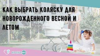 Как выбрать коляску для новорожденного весной и летом