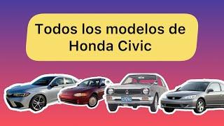 Todas las Generaciones del Honda Civic