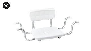 Bathtub seat - adjustable with backrest