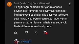 Türkçe diline çevir. Çeviri Özelliği Çalışmayanlar İçin Çözüm YouTube Yorum Çeviri Özelliği FİNAL