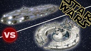 Lucrehulk Droid Control Ship vs MC80 Home One Cruiser  Star Wars Who Would Win