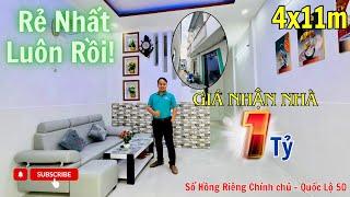 RẺ NHẤT LUÔN RỒI-4x11m 2pn Sổ Hồng Riêng Có Sẳn KHỎI LO PHÁP LÝ_Nhà Lộc Nguyễn thật rõ ràng Có góp