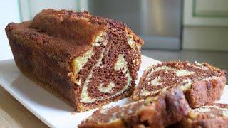 OUM WALID 2019 CAKE MARBRE CHOCOLAT مطبخ ام وليد كيك ماغبغي سهل اقتصادي و سريع