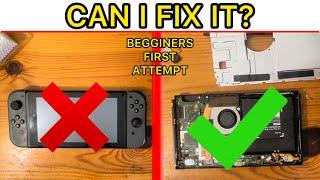 I Tried Repairing a Nintendo Switch as a Beginner… Disaster or Success?