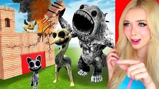 Can CURSED ZOONOMALY CREATURES BREAK into my FORT? Garrys Mod Sandbox