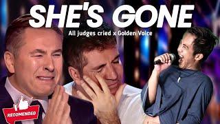 All judges cried when heard sing a song Shes Gone with an very extraordinary voice America 2024