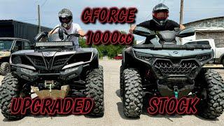 Modified CFMOTO 1000 Overland vs Stock Gen 3 CFORCE 1000 Drag Race