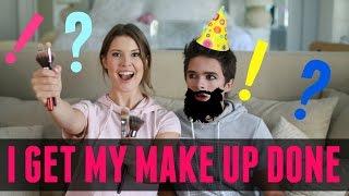 I Get My MAKE UP Done?? w Amanda Cerny  Brent Rivera