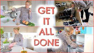 GET IT ALL DONE  CLEANING ORGANISING AND COOKING WITH ME    EMILY NORRIS