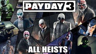 PAYDAY 3 - All Heists StealthLoud 4K60FPS UHD PC