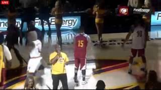 Cleveland Cavaliers first players introduction LeBron James is back crowd goes crazy