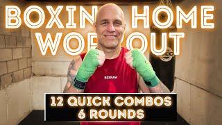 Boxing Workout  12 Beginner Combos #boxingtraining #boxingworkout #heavybagworkout