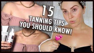 15 FAKE TAN TIPS YOU NEED TO KNOW ️ Glowing NATURAL Tan Shaaanxo