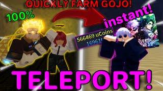 How To FARM Gojo VERY FAST In AUT FREE USHARDS