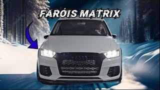 Faróis Matrix iluminam bem? Audi Q3 Farol Full Led Matrix