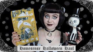 HOMESENSE HALLOWEEN HAUL  TKMAXX  GOTHIC HOMEWARE DECOR AND KITCHENWARE  GHOSTS SKULLS & MORE