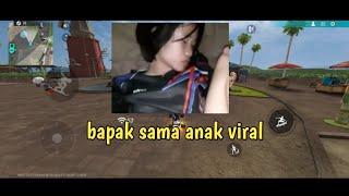 viral bapak sama anak baju hitam 