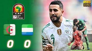 Aljazair 0 vs Sierra Leone 0  Sierra Leone Goalkeeper Man of The Match  Hasil Piala Afrika 2022