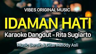 IDAMAN HATI Karaoke Rita Sugiarto