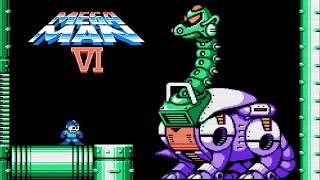 Mega Man 6 - Dr. Wilys Fortress Stage 1 and Mechazaurus