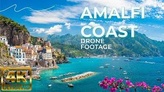 4K  Unseen Beauty of the Amalfi Coast cinematic filma and relaxing music