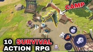 Top 10 SURVIVAL Games for Android iOS  Survival Games Like Frostborn Survival Action RPG Mobile