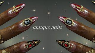 Antique Nails️️  5 Days of Christmas Nails Episode 2