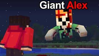 We Survived Giant Alex in Minecraft..