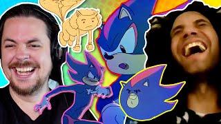We react to SONIC Game Grumps Animations