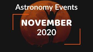 Top Astronomy Events In November 2020  Lunar Eclipse  Meteor Showers