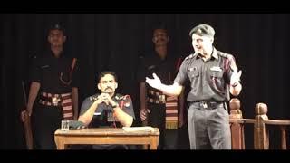 Powerful Speech of Swadesh Deepaks play Court Martial by BajrangBali Singh directed by Arvind Gaur