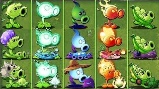 Random 5 PEA & Support Plant Battlez - Who Will Win? - PvZ 2 Plant vs Plant