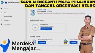 CARA MEMPERBAIKI PENILAIAN KINERJA PMM SALAH INPUT MATA PELAJARAN‼️ MENGGANTI TANGGAL OBSERVASI PMM