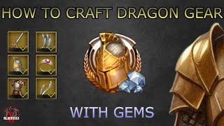 How to craft dragon gear with gems - Rise of Castles Ice and Fire