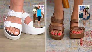 Courtney Khondabi & Kat Donohue - QVC Feet Close Up 271