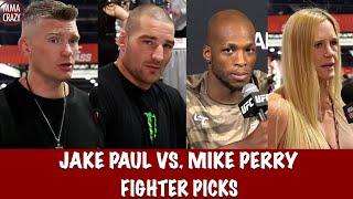 Jake Paul vs. Mike Perry UFC Fighter Picks