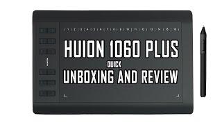 Huion 1060Plus Drawing Tablet Quick Unboxing and Review  MutualGrid